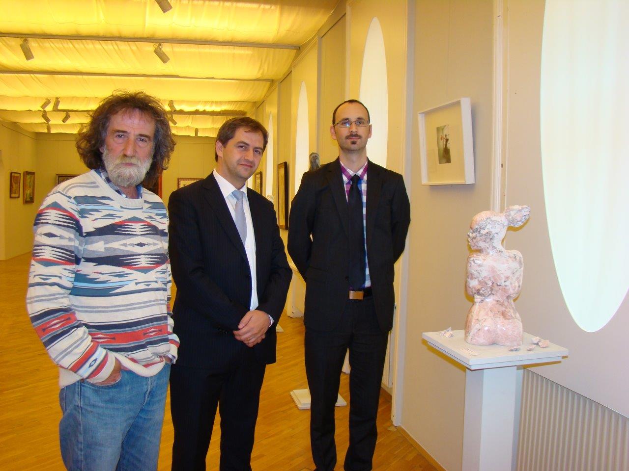 Destan Gashi, Botschafter Sami Ukelli, Faruk Ajeti, Wien 2016